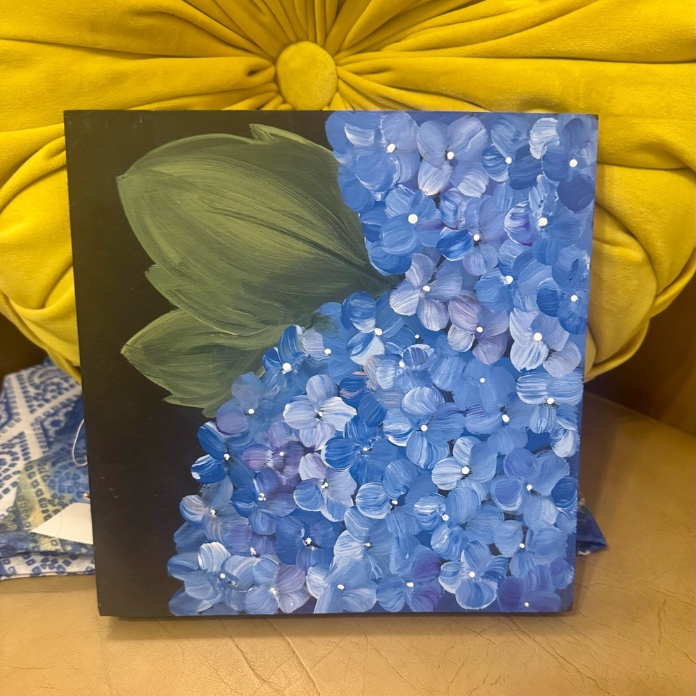 Blue Hydrangeas painting